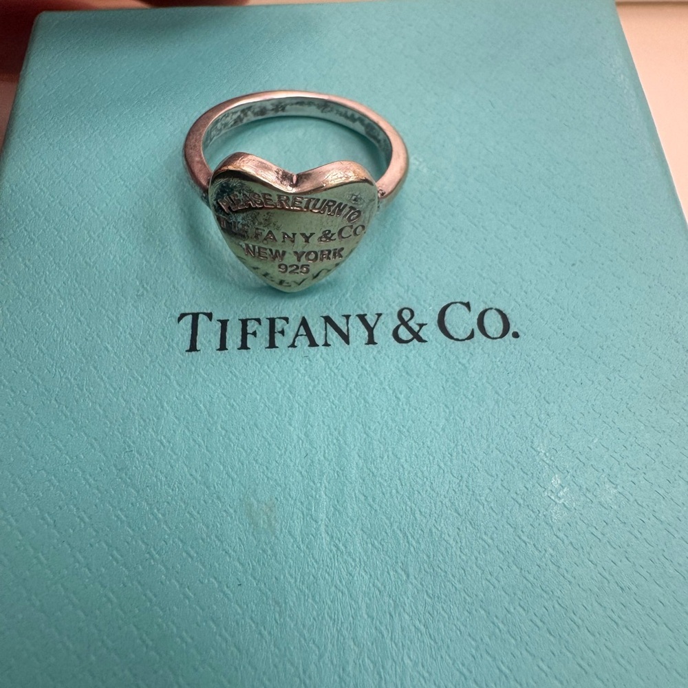 Tiffany & Co. Silver Heart Ring